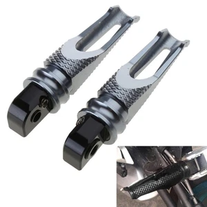 Poggiapiedi Pedaliera Resistente per YZF R6 R3 Moto Scooter Poggiapiedi 2x - Foto 1 di 11