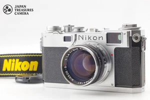 [MINT] Nikon S2 Rangefinder 35mm Film Camera S.C 5cm 50mm F1.4 Lens From JAPAN - Picture 1 of 17