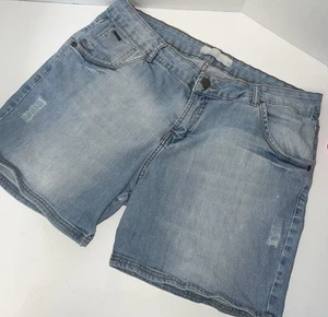 Pantalones cortos de mezclilla de tiro alto para mujer Marfinno talla 42 10 - Imagen 1 de 20