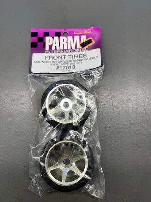 PARMA FRONT FOAM CHROME VIPER WHEELS 17013 / VINTAGE RC CAR / RC PAN CAR/RC CAR - Image 1 of 4