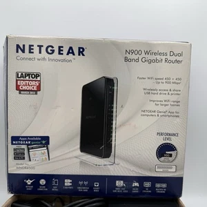 Netgear N900 450 Mbps 4-Port Wireless Dual Band Gigabit Router (WNDR4500) - Picture 1 of 8