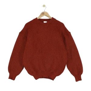 Maglione vintage mohair donna taglia L maglia arancione​ vintage​ vestibilità rilassata​ made in UK - Foto 1 di 11