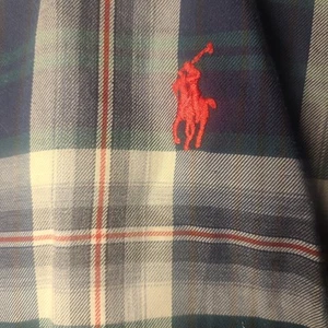 Ralph Lauren Men's Blake Shirt XL Blue Green Long Sleeve 100% Cotton Button Up - Picture 1 of 5