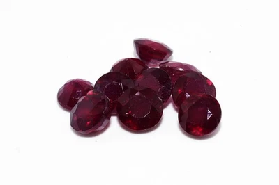 $2,000 11.85CT Suelto Rubí Natural Claridad Mejorada Lote, Corte Redondo 5.68-5.78MM - Imagen 1 de 4