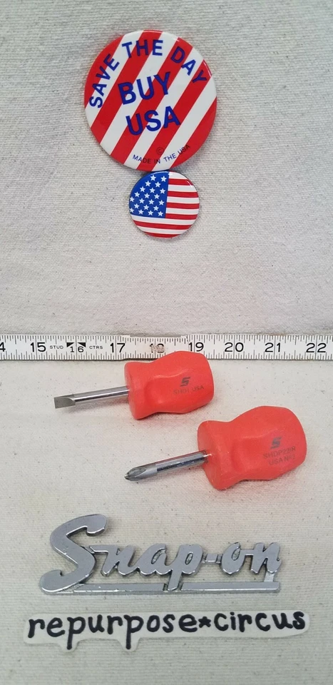 Snap-on Tools USA Instinct SHD1 - SHDP221R STUBBY Flat & No.2 Philips ORANGE  - Image 1 of 4