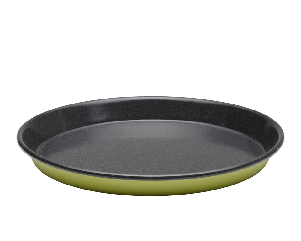 RIESS 0650-014 Back- und Servierform 36 cm, Emaille, CLASSIC, PISTAZIE / Emai... - Bild 1 von 1