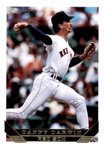 1993 Topps Gold Danny Darwin Foil MLB Insert PWE Red Sox #214
