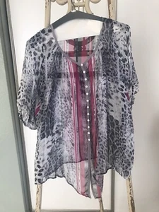 No Label Sheer Femine Top. Size Medium - Picture 1 of 5