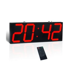 Digital Wall Clock with Double Sided Display, Large Digital Clock with Timer,... - Picture 1 of 7