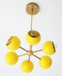 6 Arms Ceiling Decor Light Fixture Modern Pinwheel Sputnik Chandelier - Picture 1 of 3