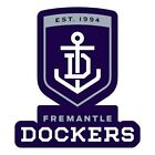 Official Afl Sticker Fremantle Dockers Logo 19Cm(H) X 17Cm(W) - Tracked Delivery