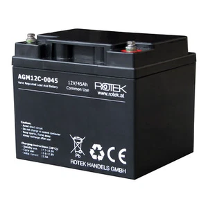 12V 45Ah USV Blei AGM Bleiakku Bleigel Akkumulator Batterie Camping wie 40Ah 42A - Bild 1 von 1