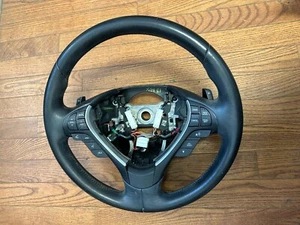 2013-2015 ACURA RDX 3.5L AWD OEM Steering Wheel w/Audio Cruise & Paddle Shift - Picture 1 of 14