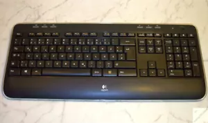 Funk-Tastatur Logitech Logi K520 ohne Dongle Deutsch QWERTZ ohne Sender _cf - Bild 1 von 9