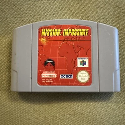 Nintendo 64 N64 Mission Impossible Cart Only (Tested Working) PAL - Image 1 of 3