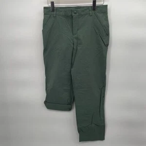 THE NORTH FACE NYLON CONVERTIBLE Cargo Pants Olive Green Girls Size Large-30H - Picture 1 of 4