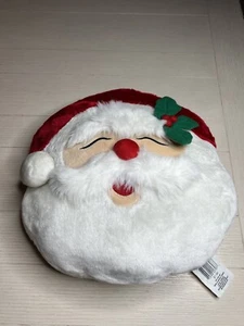 Weihnachtsmann Plüschkissen Town & Country 14 Zoll x 15 Zoll - Bild 1 von 3