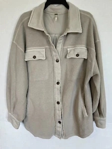 Free People Ruby Jacke IN STONE DAMEN GRÖSSE M MEDIUM Neu ohne Etikett - Bild 1 von 3
