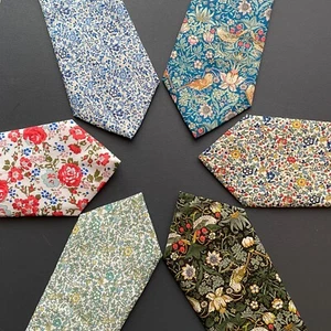 A New Handmade with Top Quality Liberty Fabric Tie / Liberty Men's Necktie - Picture 1 of 68
