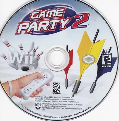 Wii - Game Party 2 (2010) *GAME DISC ONLY* - Image 1 of 2