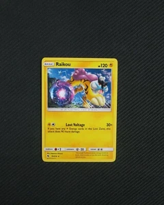 1X Tarjeta de Juego de Cartas Coleccionables Pokémon Trueno Perdido Raikou 79/214 RARA - Imagen 1 de 1