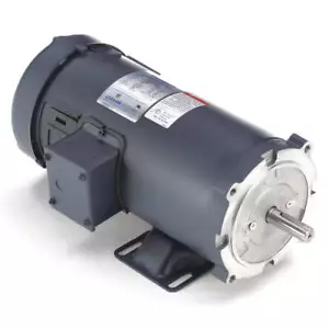 LEESON 108022.00 DC Motor,1 HP,1750 rpm,90V DC,56C,TEFC 48ZG60 - Picture 1 of 2