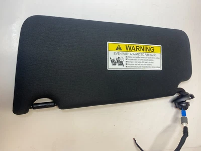 2013-2017 Honda Accord Passenger Right Sun Visor Black Used OEM - Image 1 of 4