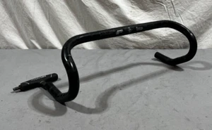 Vintage 1990s Felt Bicycles 44cm Black Aluminum/Carbon Drop Handlebar 26mm Clamp - Picture 1 of 7