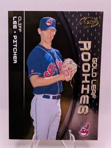 2003 Leaf Gold Leaf Rookies Cliff Lee #5 Rookie Card Cleveland Guardians - Picture 1 of 2