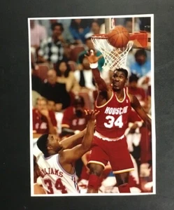 Original Vintage 1993 Hakeem Olajuwon Houston Rockets Press Photo NBA Champion - Picture 1 of 2