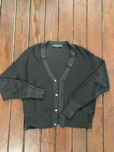 Vintage Comme Des Garçons Polyester Cardigan FW2000 Authentic - Picture 1 of 8