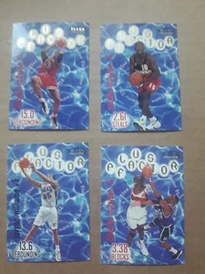 4 Karten Plus Factor Fleer Tradition Rodman Nba 1998 - Bild 1 von 9