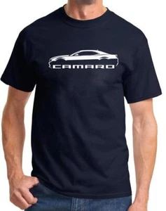 2010-14 Chevy Camaro Hardtop Classic Outline Design Tshirt NEW COLORS - Picture 1 of 23
