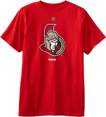 Men's Reebok NHL Ottawa Senators Red Short Sleeve Tee Shirt NWT Cover