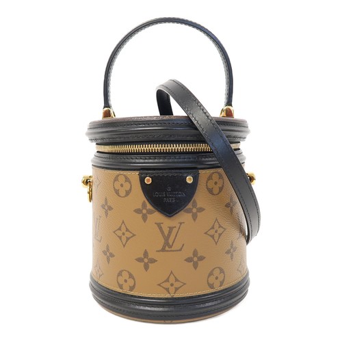 LOUIS VUITTON（LV） Borsa a tracolla Louis Vuitton LV GHW Cannes 2 vie M43986 monogramma retro marrone