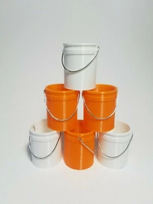 RC 1/10 Scale Bucket 5 Gallon with Metal Handle 6 Pack Miniature Accessory  - Image 1 of 4