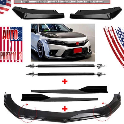 Parachoques delantero alerón labial divisor faldón lateral cuerpo labio trasero para Honda Odyssey Foto 1 de 4