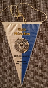 orig. Wimpel TSV 1860 MÜNCHEN DEUTSCHER MEISTER 1966 MEISTERSCHALE; 28 cm SELTEN - Bild 1 von 3