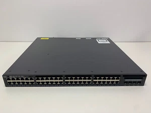CISCO WS-C3650-48PS-E. 90 DAYS WARRANTY. FREE UK SHIPPING. - Afbeelding 1 van 2