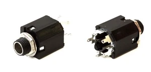 PEAVEY STYLE 1/4" 6.35mm STEREO INPUT JACK HIGH DEFINITION WITH PLASTIC BUSHING - Picture 1 of 1