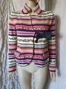 Odd Molly 233b mehrfarbig gestreift Baumwolle Strick Jacke Cardigan Gr. 3 - Bild 1 von 6
