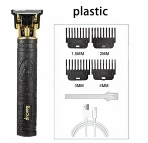 Rechargeable Clipper Haircut Razor for Men Shaver Home Trimmer Clipper Black - Picture 1 of 4