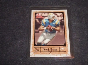 Fleer Sweet Sigs 2004 negro #69 Drew Brees #1/9 primera - Imagen 1 de 2