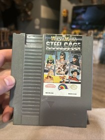 WWF WrestleMania: Steel Cage Challenge NES Cleaned and Tested Working