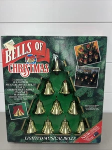 Mr Christmas Bells Of Christmas beleuchtete musikalische Messingglocken 21 Weihnachtslieder 1992 funktioniert - Bild 1 von 10