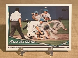 1994 Topps Bret Barberie #132 Florida Marlins - Picture 1 of 2