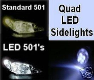Rover 25 45 75 200 400 214 216 220 Feux Latéraux Quad LED - Picture 1 of 1