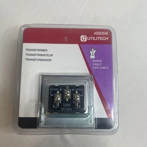 Utilitech Trasformatore Campanello Cablato 120 VAC Ingresso 8/16/24 VAC Uscita #0063548 - Foto 1 di 6