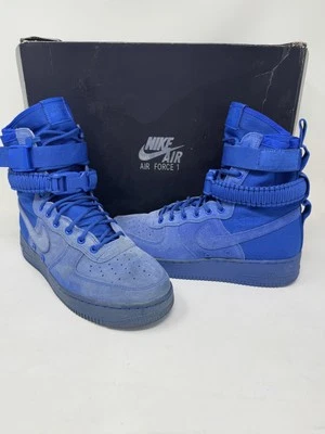 Nike Air Force 1 High AF SF Game Royal Blue Sneakers 864024-401 Size 9.5 - Image 1 of 4