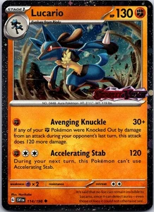 Lucario 114/198 - Scarlet & Violet Stamped Cosmos Holo - Bild 1 von 2